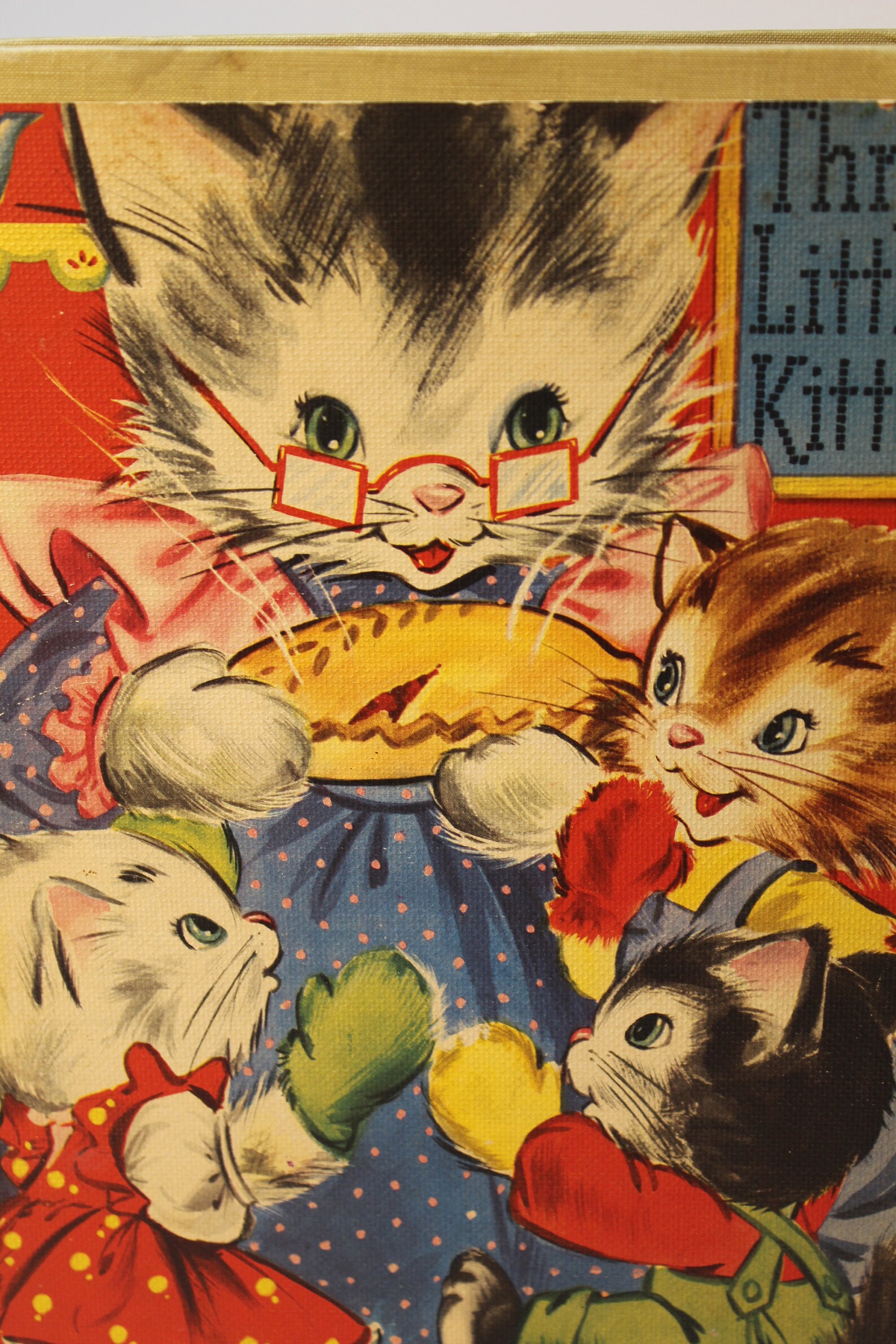 Three Little Kittens Book Merrill Publisher 1946 Vintage Etsy