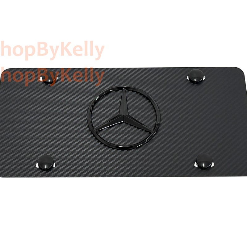 Mercedes Logo Carbon - Etsy