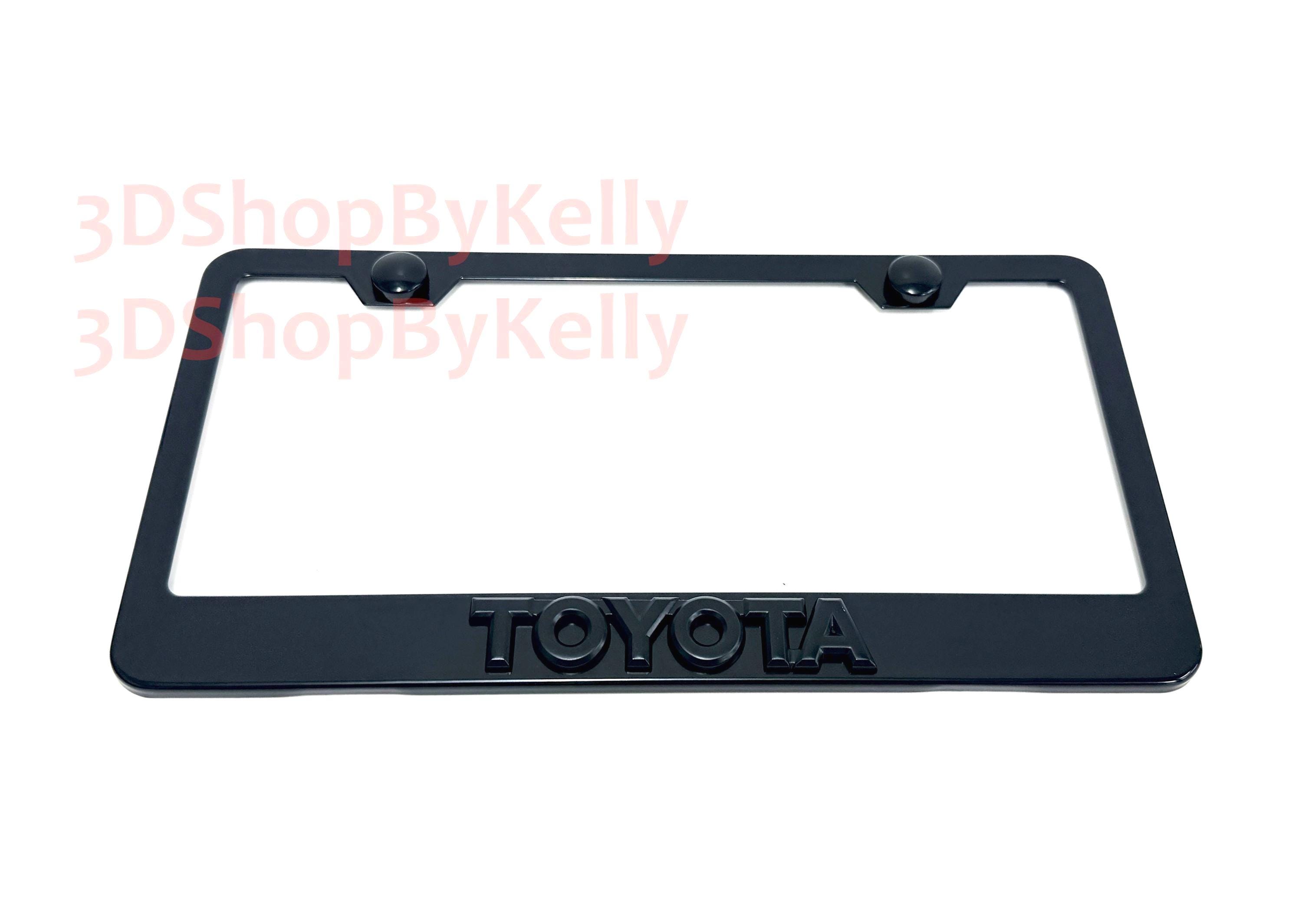 MVP Real Carbon Fiber License Plate Frame For Toyota GR86 – Front, 4K Gloss Finish