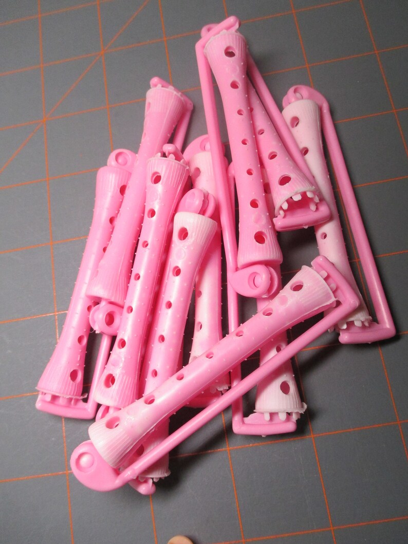 Vintage Perm Curlers/Rods With Curl Papers Lot of 82 Etsy