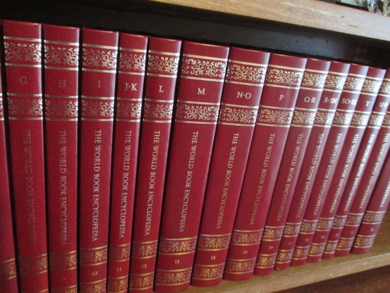 1986 The World Book Encyclopedia Set Complete Set 22 Etsy