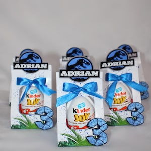 Custom Kinder Joy Egg Holder Favor – Personalized Party Favor for Kids’ Birthdays or themed events