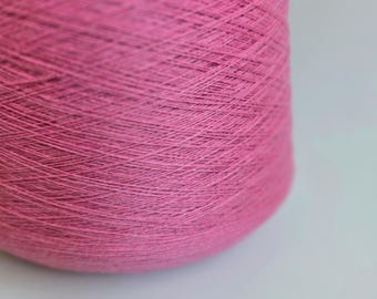 Loro Piana Italian 100% Cashmere Yarn - 2/27Nm - 1300m per 100g - Deep Pink