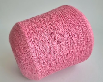 Loro Piana Italian 100% Cashmere Yarn - 2/26Nm - 1300m per 100g - Pink Melange