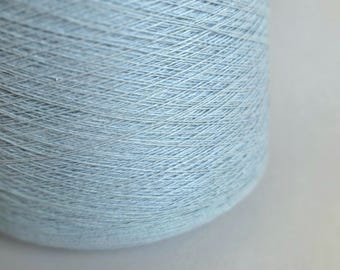 100% Cashmere Yarn - 2/26Nm - 1300m per 100g - Baby Blue