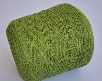 100% Cashmere Yarn - 2/16Nm - 800m per 100g - Leaf Green