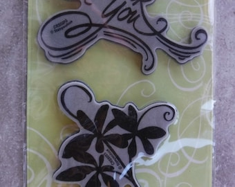 Stampendous HMCM09 Cling Scent of Lilac Rubber Stamp