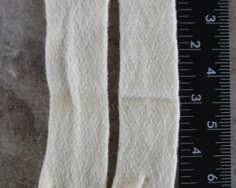 #2 short SASHA DOLL hand knitted white socks FREE US SHIPPING