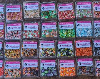 Sprinkletz Christmas and Halloween Embellishments by Buttons Galore & More