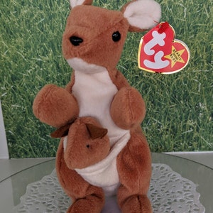 Pouch the Kangaroo Beanie Babies Vintage TY 1996 with Original Tags