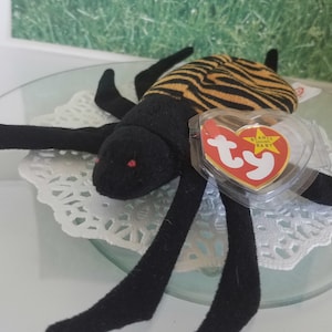 Spinner the Spider Beanie Babies Vintage TY 1996 with Original Tags