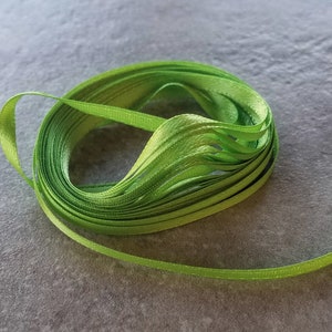 Tender Green Thin Ribbon You choose the length