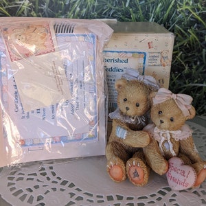Elizabeth and Ashley Cherished Teddies Figurine