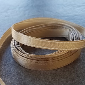 Tawny Brown Small Ribbon 4 yards