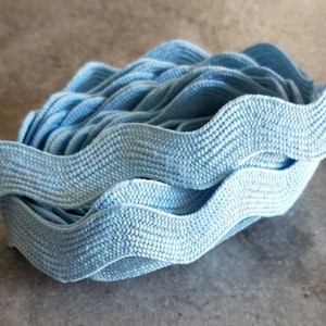 Baby Blue Wide Rick Rack Ribbon