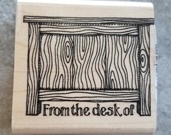 Stampin Up From the Desk of Desk Single Stamp #B31