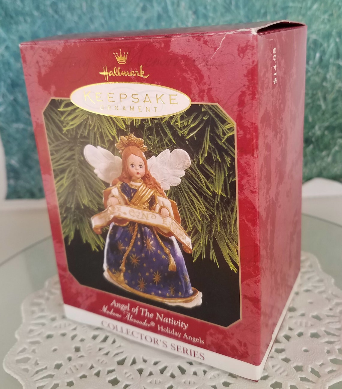 Angel of The Nativity Hallmark Ornament 1999 Etsy