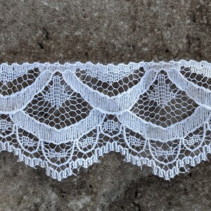 Vintage White Draped Lace Trim You choose the length