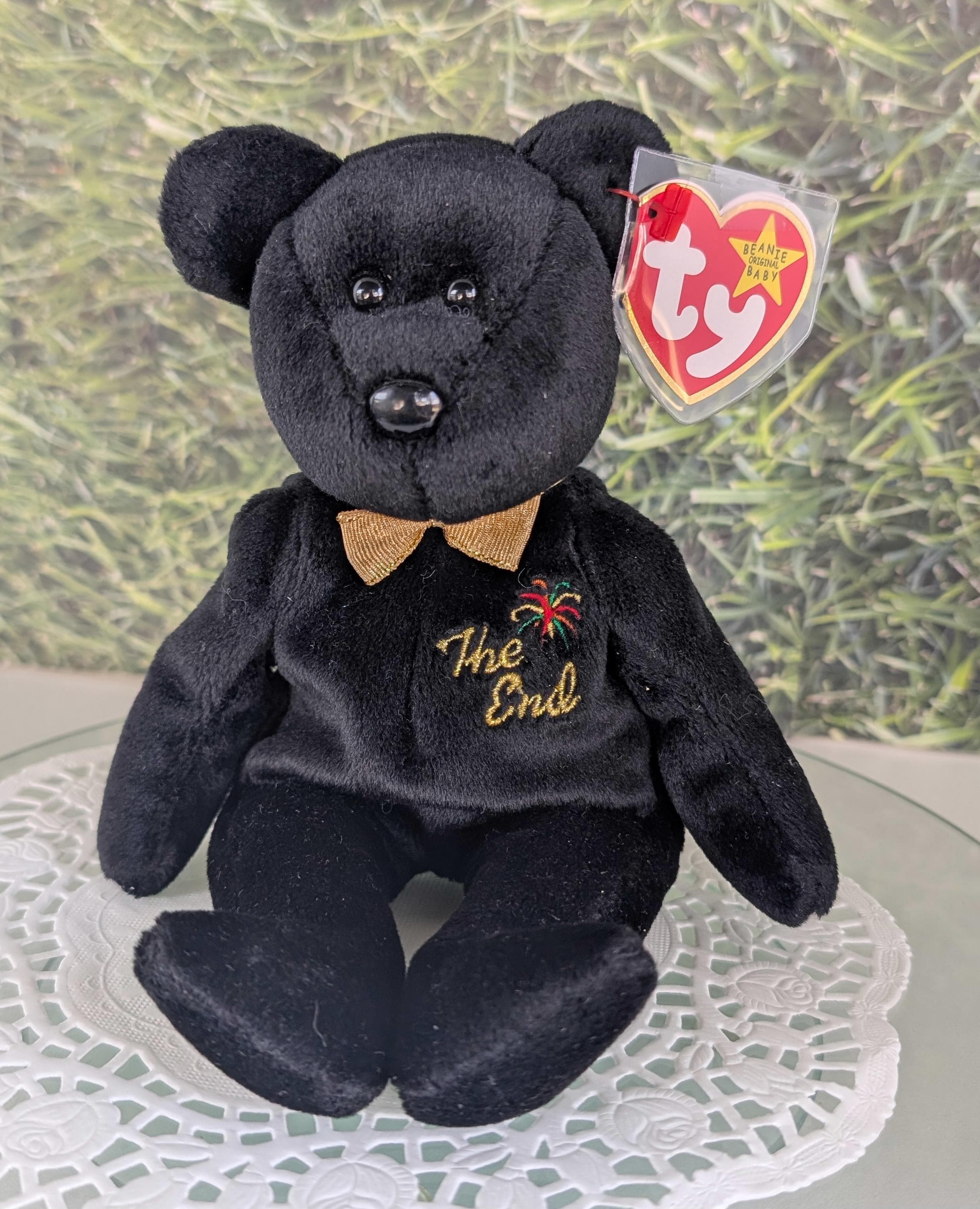 The End the Bear Beanie Babies Vintage TY 1999 With Original Tags