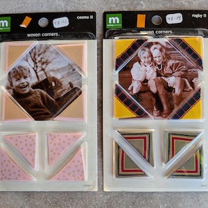 Making Memories Woven Photo Corners You choose the style