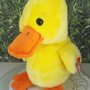 Quackers Beanie Buddy Vintage TY 1998 with Original Tags