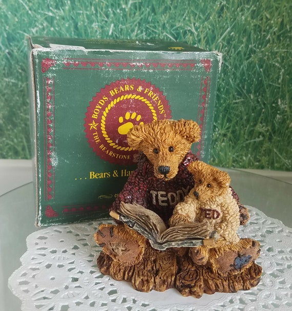 Boyds Bears and Friends くまの置物 Boyds Bears and Friends Ted and Teddy - Etsy