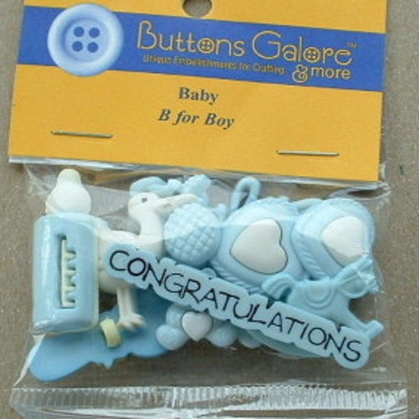 Button Pack B for Boy Baby