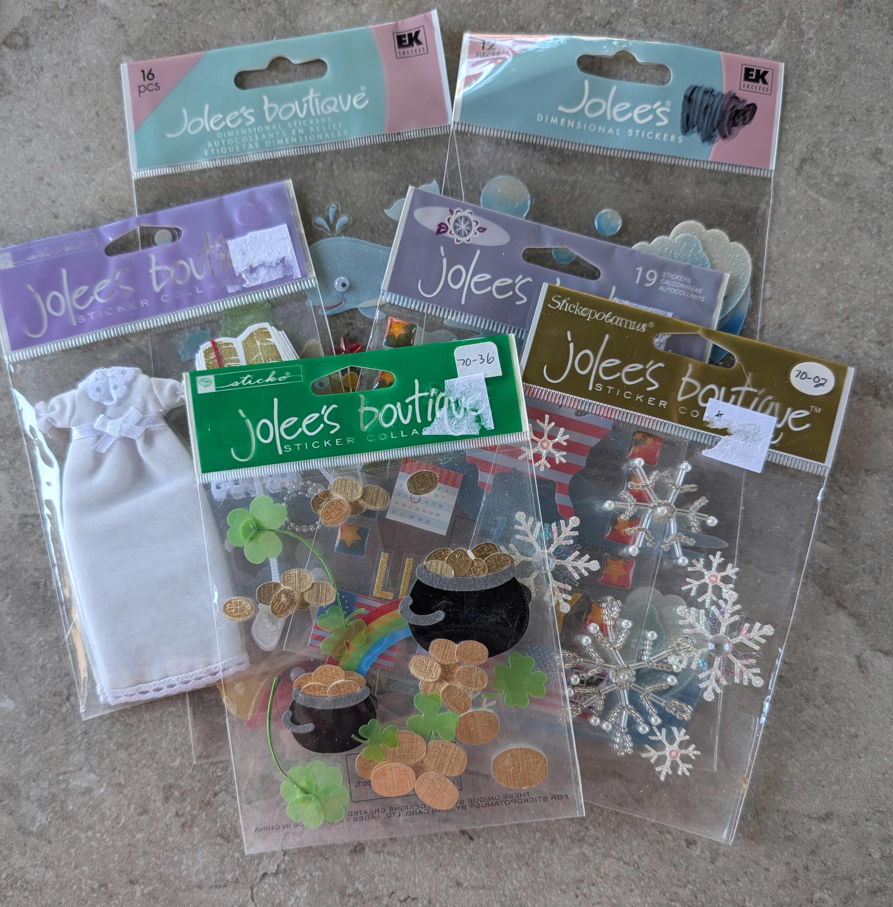 Jolee's Boutique Sticker - Zuckerstangen Motiv Für Scrapbooking & Karten