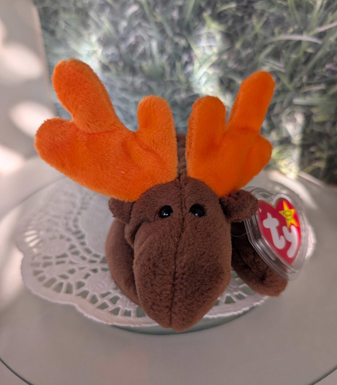 Chocolate the Moose Beanie Babies Vintage TY 1993 With Original