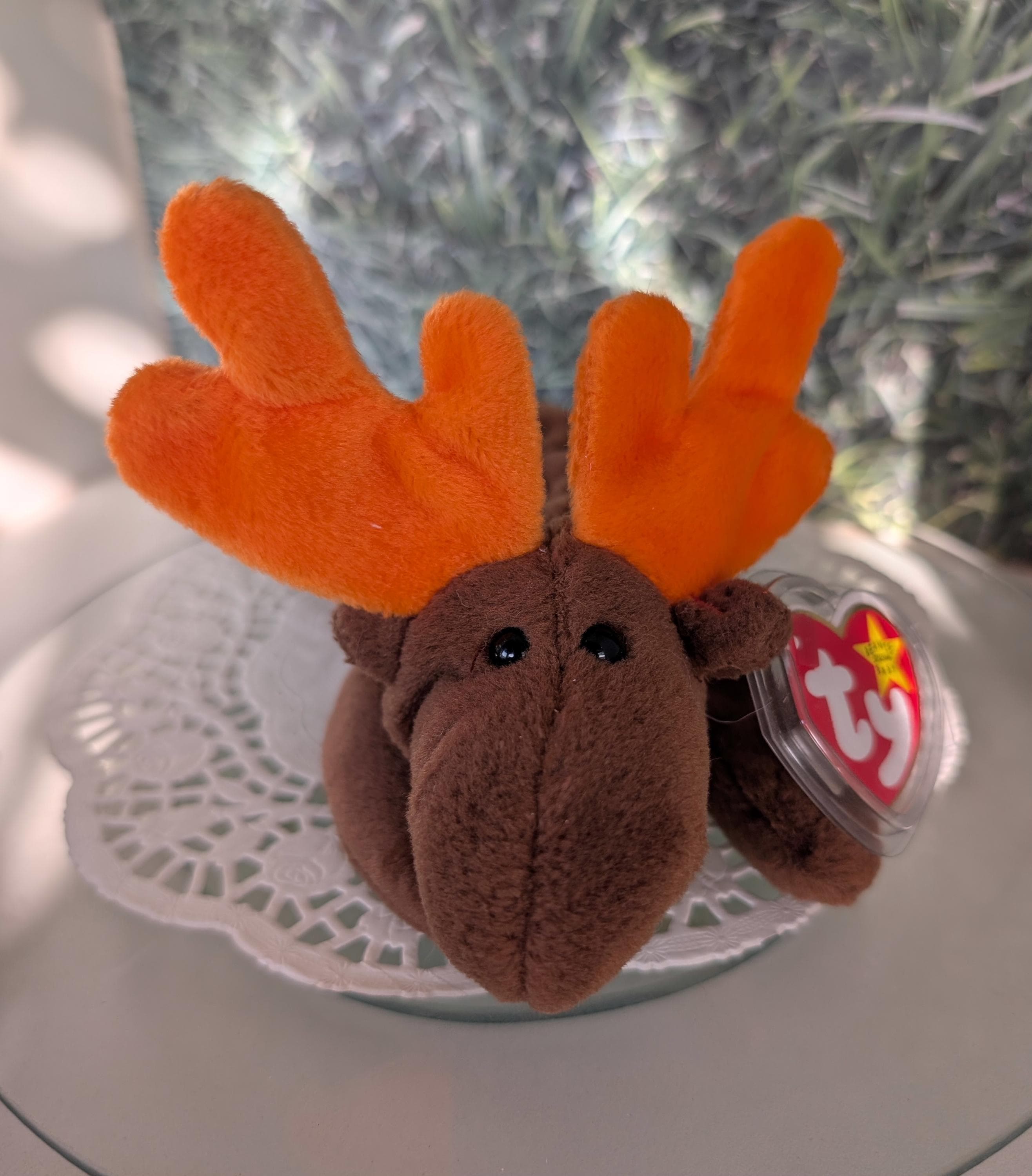 Chocolate the Moose Beanie Babies Vintage TY 1993 With Original