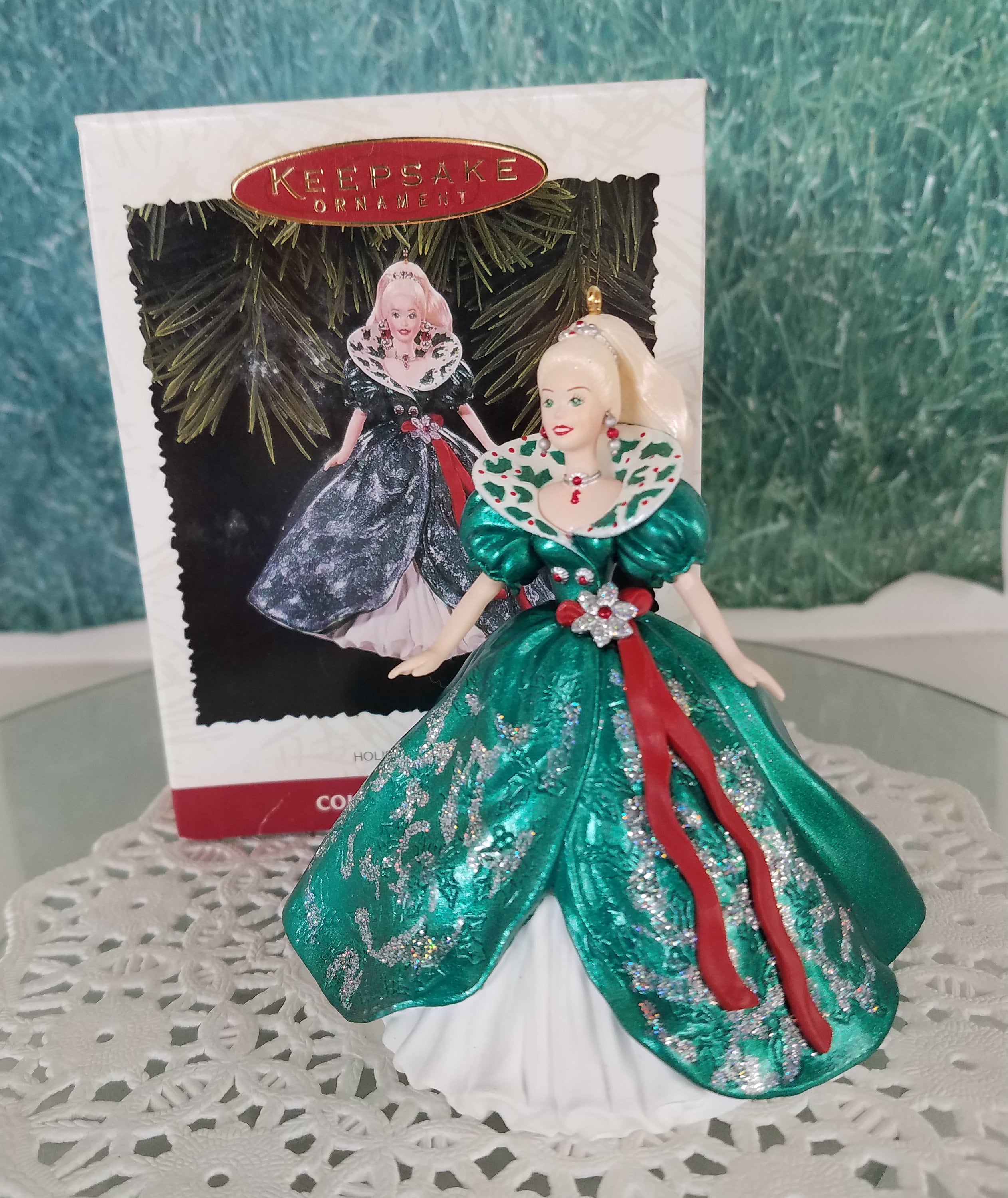 Holiday Barbie Hallmark Ornament 1995