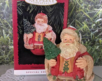 Everhreen Santa Hallmark Ornament 1996