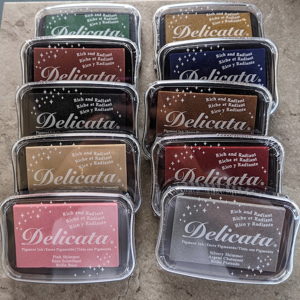 Delicata Metallic Pigment Ink Pad by Tsukineko