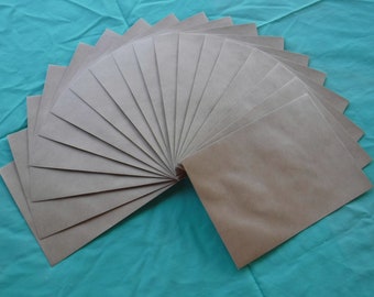 18 Kraft Light Brown Large 7 1/4 x 5 1/4 Envelope