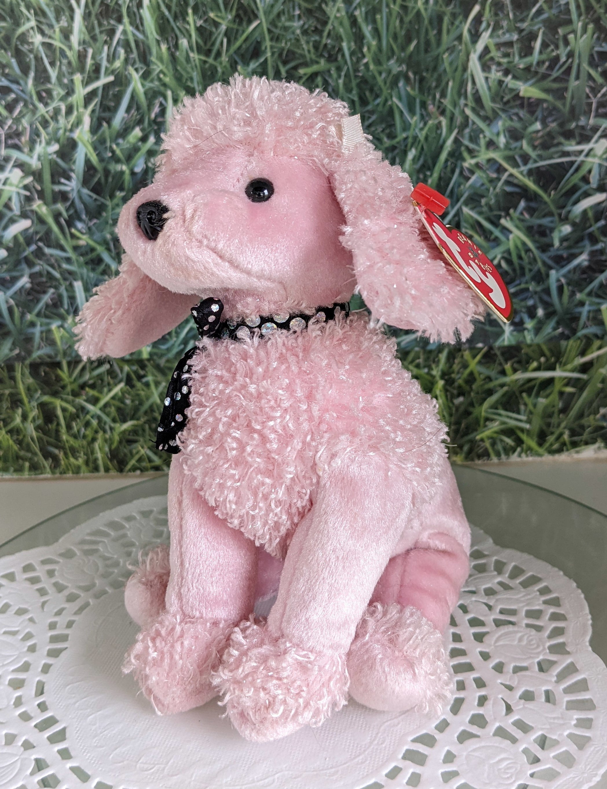 Brigitte the Poodle Dog Beanie Babies Vintage TY 2001 With