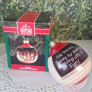 Teacher Hallmark Ornament 1992