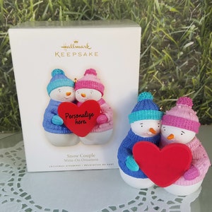 Snow Couple Hallmark Ornament 2009
