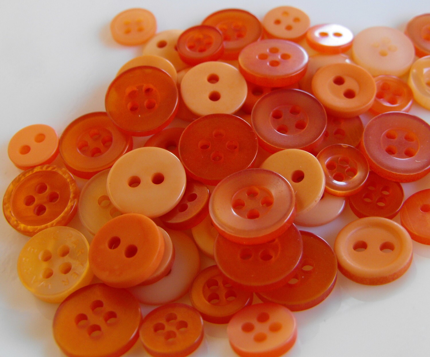 Orange Bulk Buttons