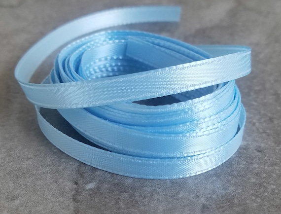 Light Blue Satin Small Ribbon