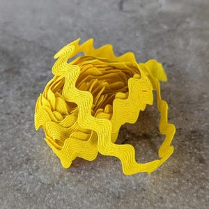 Bright Yellow Rick Rack 2 Yards