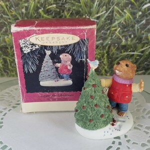 Eager for Christmas Hallmark Ornament 1994