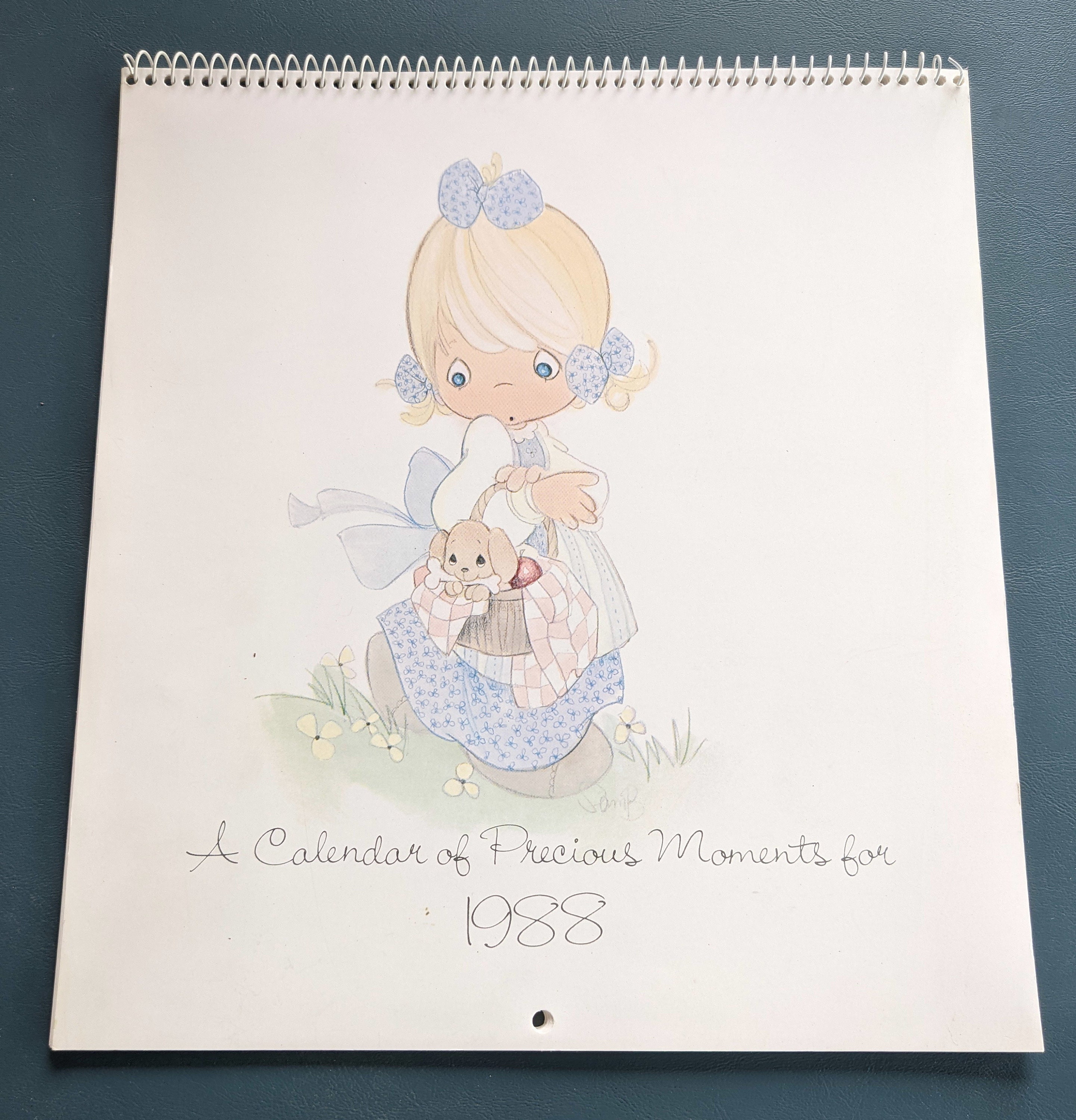 Vintage Precious Moments 1988 Calendar - Etsy
