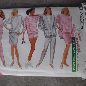 Butterick Pattern Misses Jacket, Top, Shorts, Pants and Skirt 6817 Complete Uncut size xs-s-m