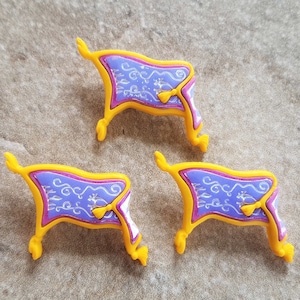 2 Disney Magic Carpet Shank Buttons Size 1 1/4&quot;