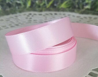 Pretty Girl Pink Satin Ribbon 3 yards