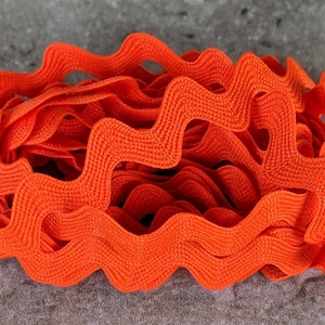 Vintage Rick Rack Medium Dark Orange