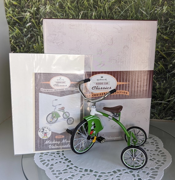 自転車本体 KIDDIE CAR CLASSICS 1934 Mickey Mouse Velocipede Hallmark Kiddie Car Classics - Etsy