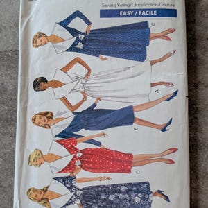 Butterick Pattern Misses Dress 4622 Complete Uncut size 6-10