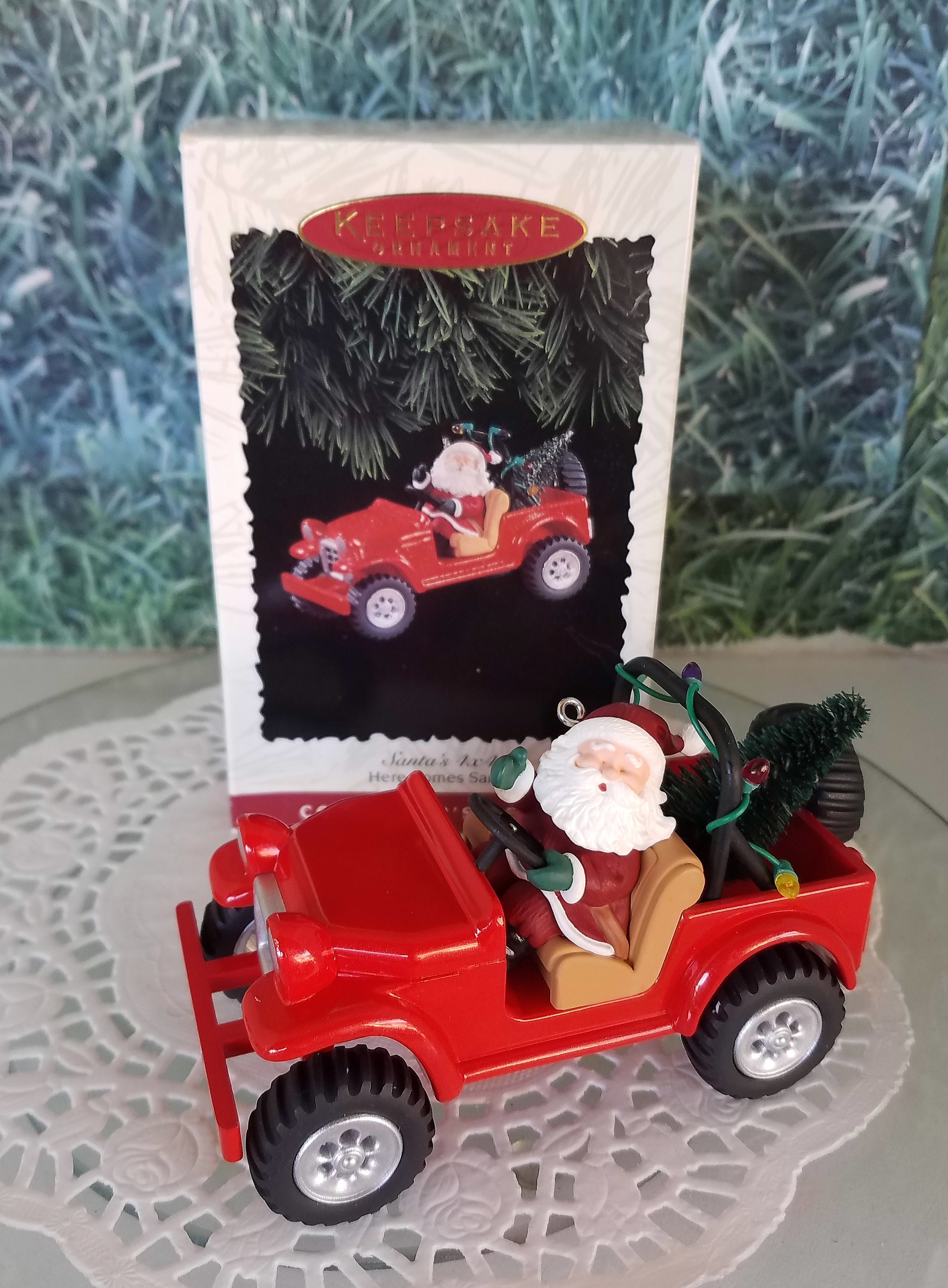 Santa's 4x4 Hallmark Ornament 1996 - Etsy Australia