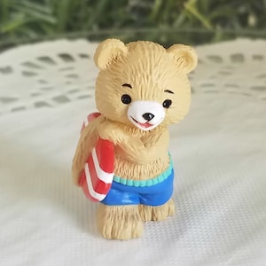 Bear with Surfboard Hallmark Merry Miniature Everday 1993
